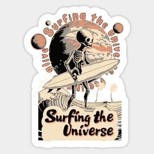 Alien surfing 88061 Sticker